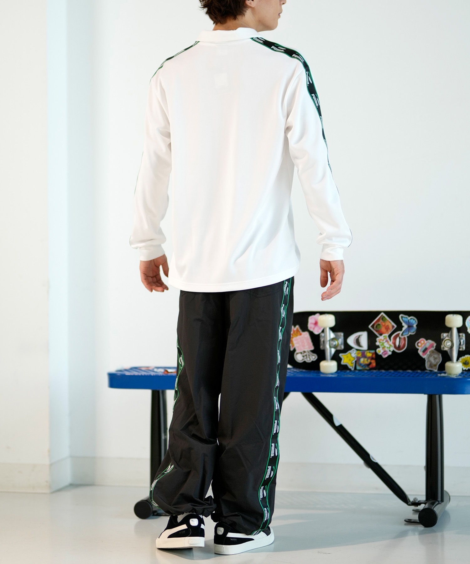 【マトメガイ対象】PUMA SKATEBOARDING プーマ スケートボーディング ゲームシャツ メンズ 長袖 Tシャツ ルーズシルエット 625691(02-M)