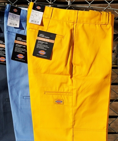 Dickies ディッキーズ ダブルニーパンツ 14788800 メンズ ロングパンツ ゴールドイエロー II A29(29GL-30)