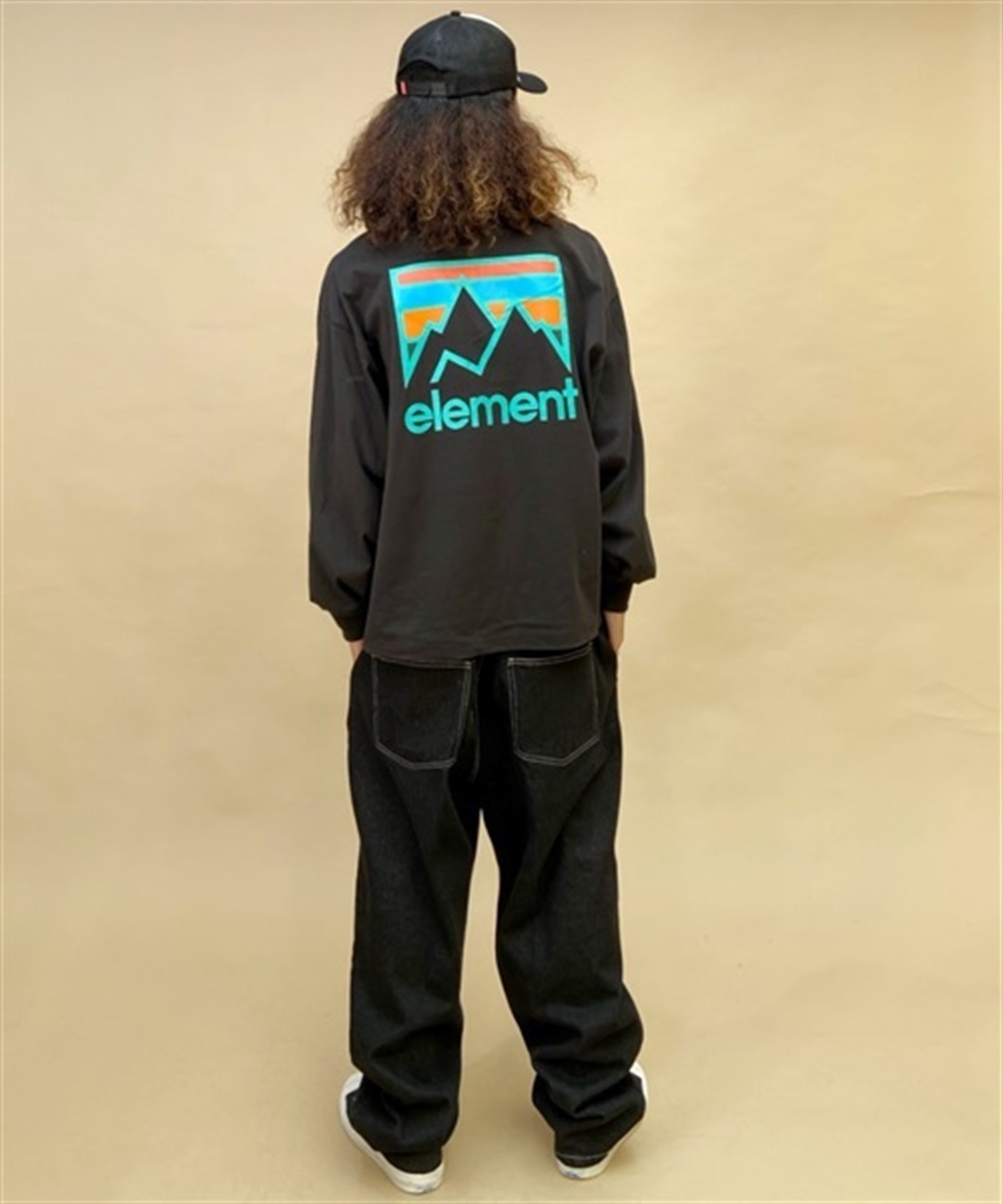 RVCA/ルーカ ロングパンツ デニム ジーンズ ワイドシルエット 24