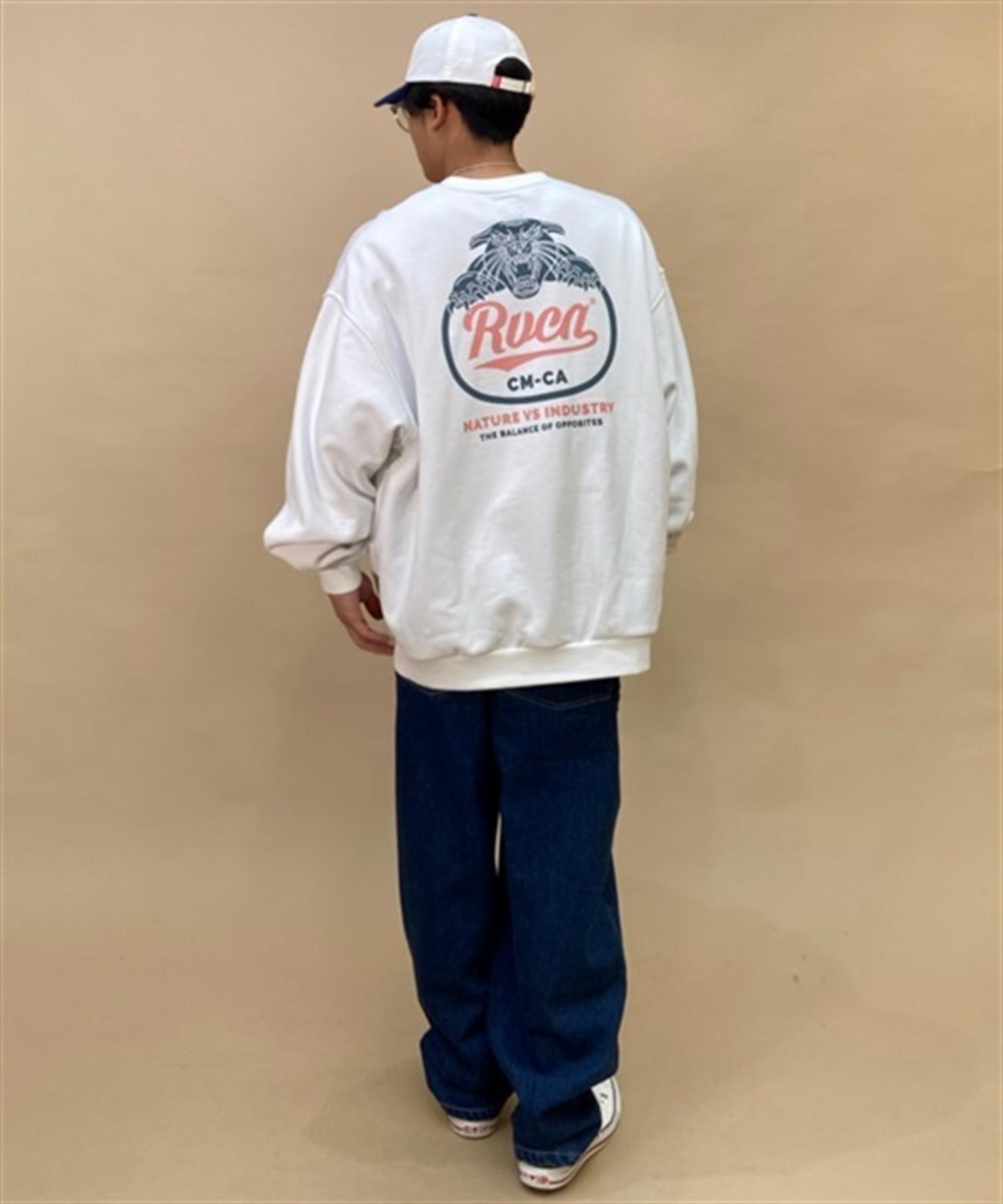 RVCA/ルーカ ロングパンツ デニム ジーンズ ワイドシルエット 24