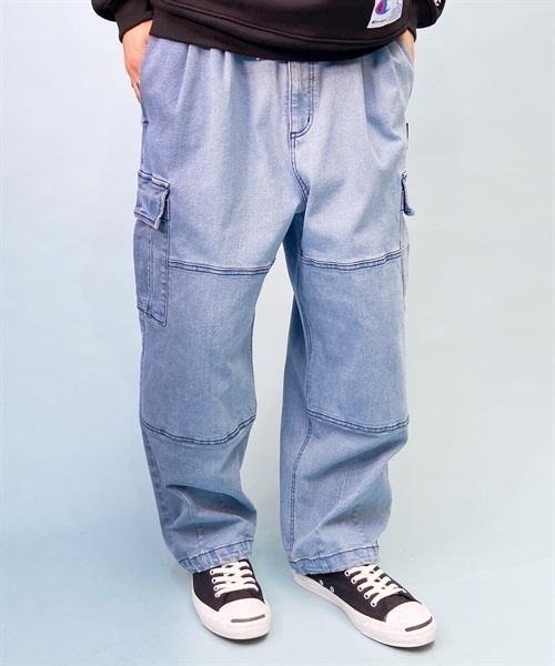 DC/ディーシー 23 BIG CARGO PANT23 ビッグ カーゴ パンツ ビックシルエット オーバーサイズ ルーズシルエット ストレッチ DPT234055(LBL-M)