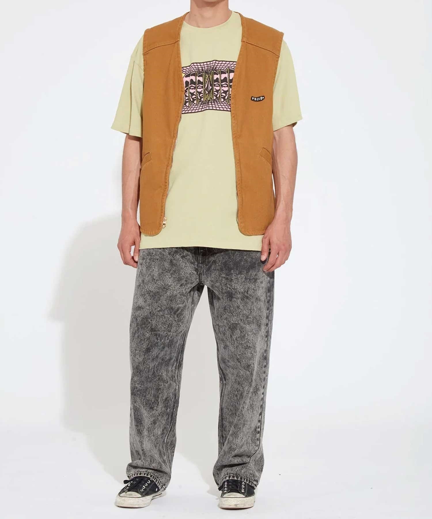 VOLCOM/ボルコム BILLOW TAPERED メンズ ロング パンツ ルーズ