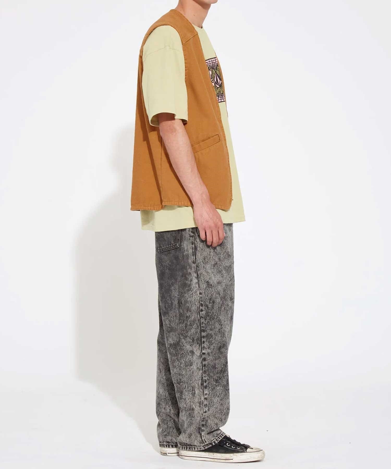 VOLCOM/ボルコム BILLOW TAPERED メンズ ロング パンツ ルーズ