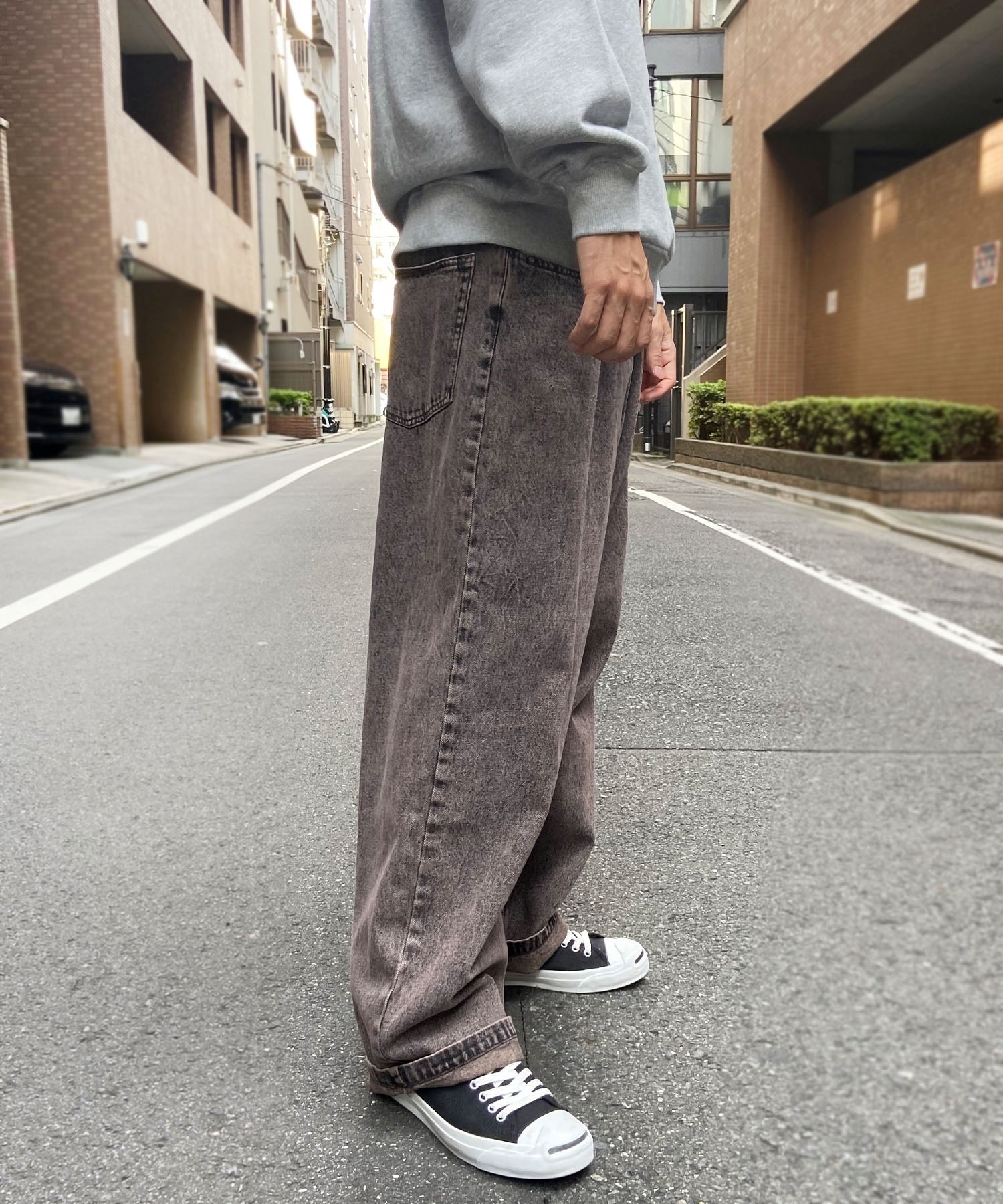 【ムラサキスポーツ限定】SANTACRUZ/サンタクルーズ Big Mouth Pigment Jeans メンズ ロングパンツ 502233501(BROWN-M)