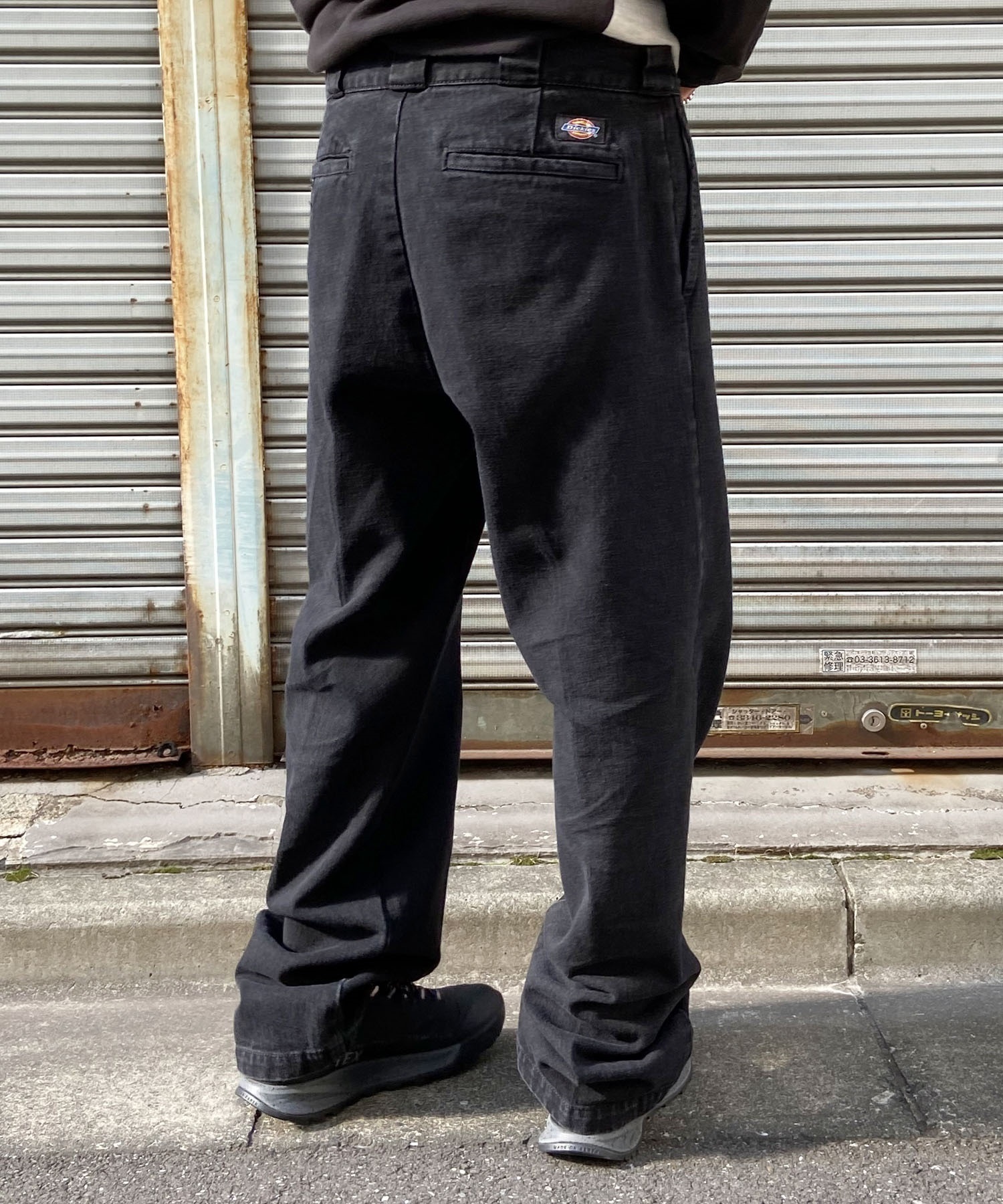 Dickies/ディッキーズ メンズ デニムパンツ ワークパンツ レギュラーシルエット 13オンス 18452800(80BK-30.0inch)