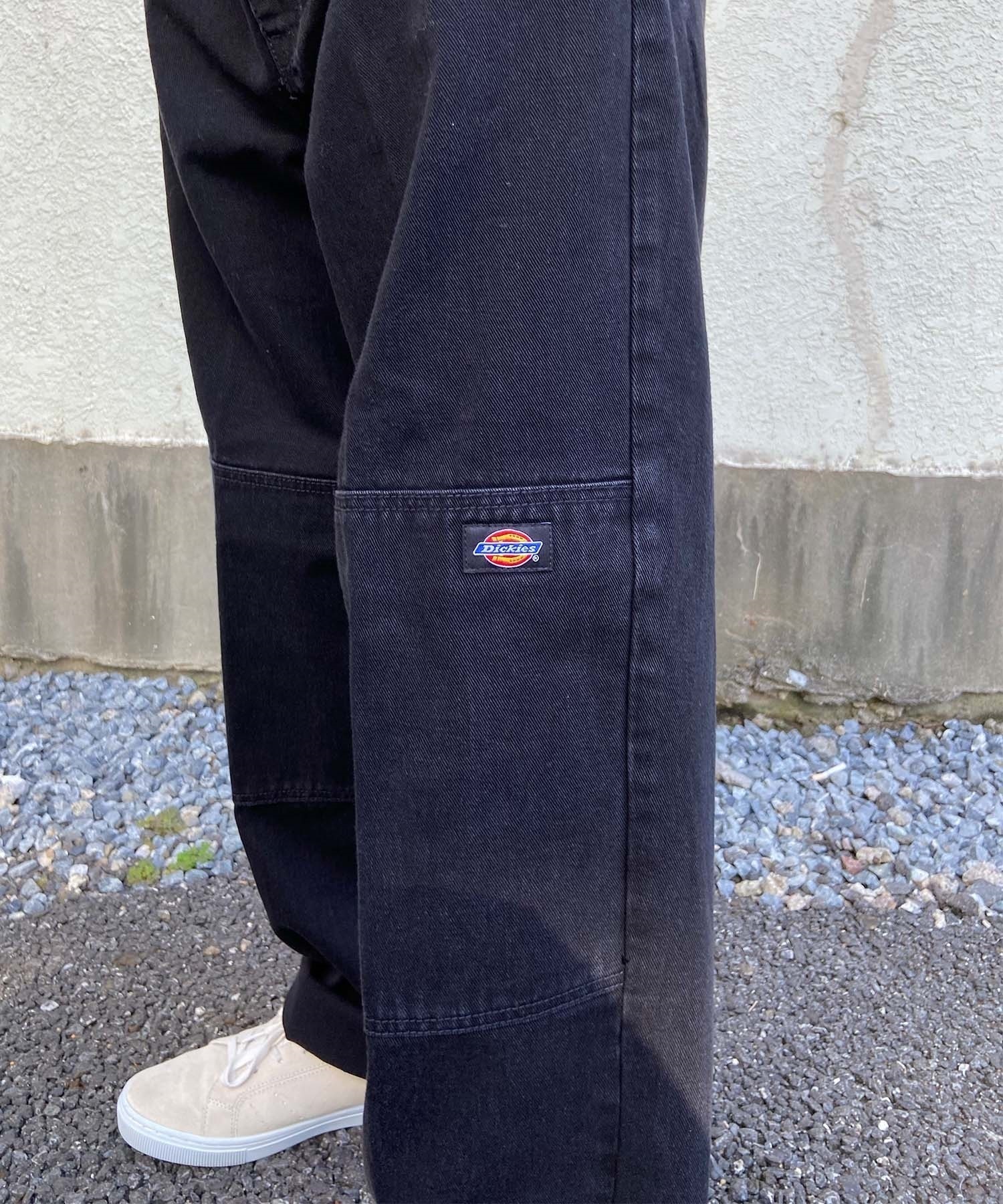 Dickies/ディッキーズ メンズ デニムパンツ ワークパンツ ルーズシルエット ダブルニー 18452900(002BK-30.0inch)