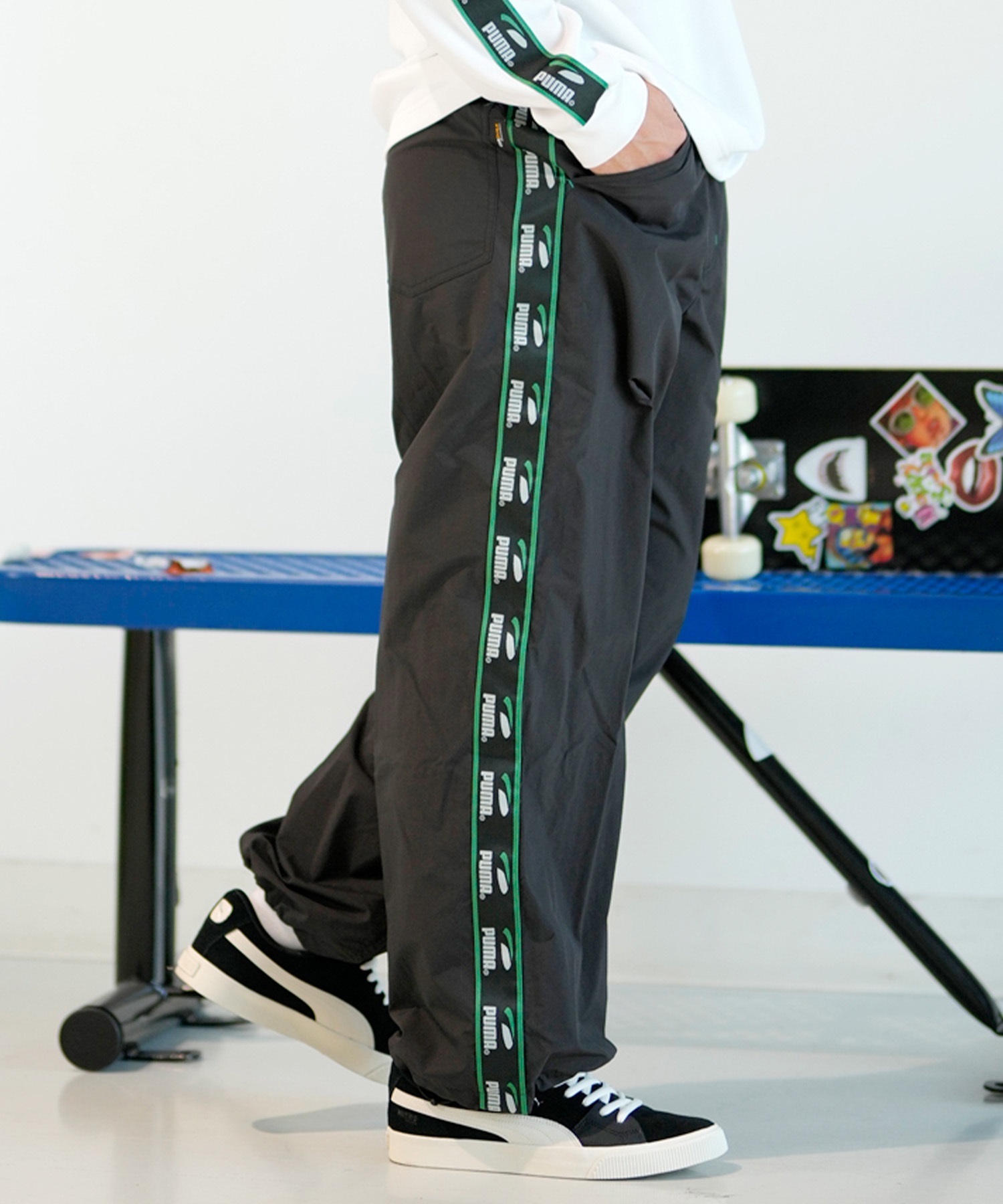 古着–00's NIKE ドローコード ワイド トラック パンツ – 【古着