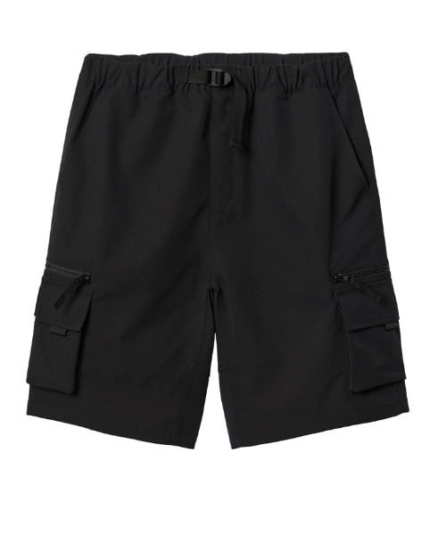 Carhartt WIP カーハートダブリューアイピー ELMWOOD SHORT エルムウッドショートパンツ I026131 メンズ ショートパンツ ショーツ KK2 E2(BK-M)