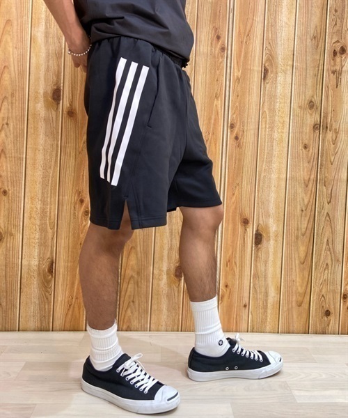 adidas アディダス Future Icons 3-Stripes Shorts ECT64 メンズ ショートパンツ KX1 C3(BKWT-M)