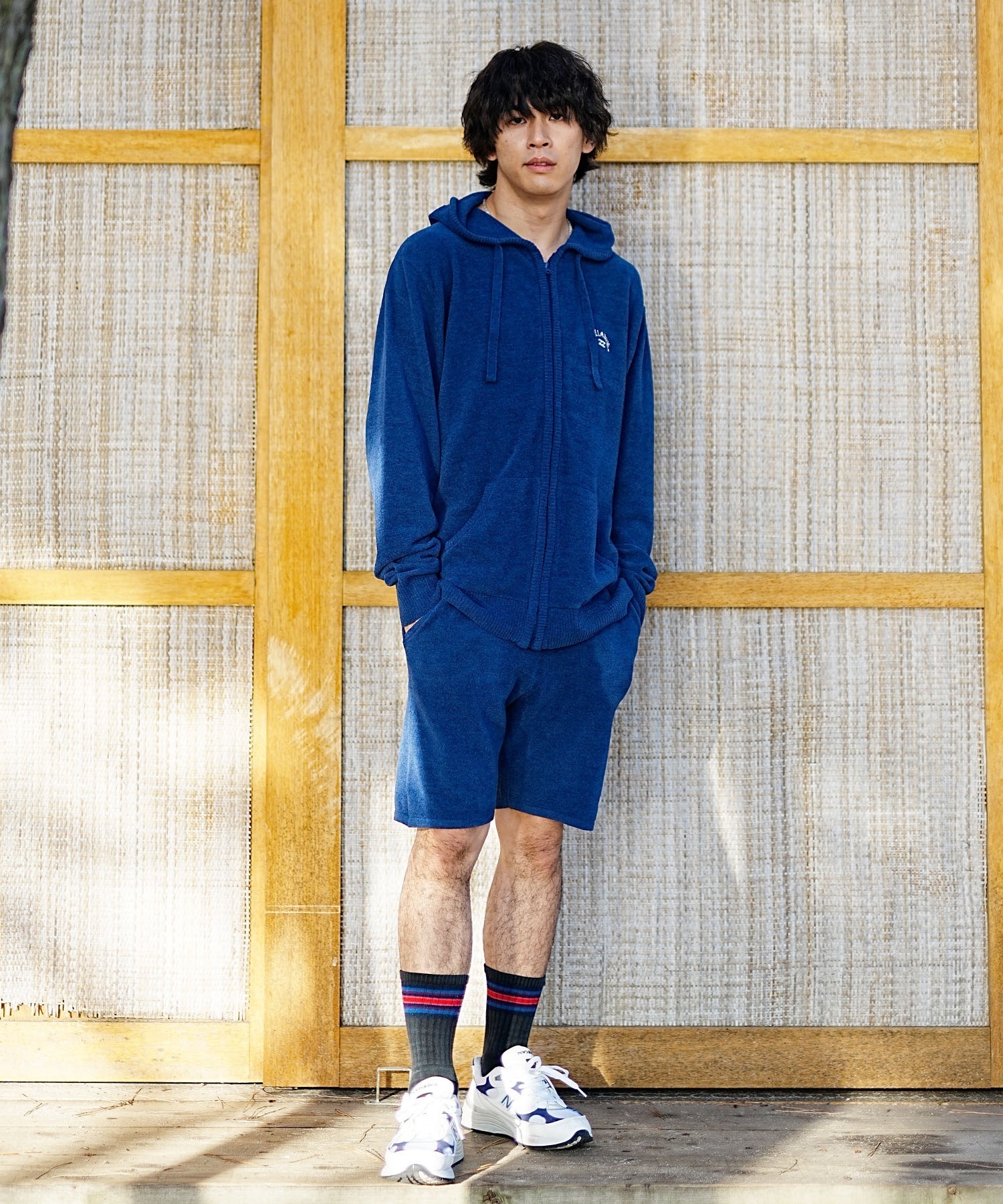 マルボンメンズ 半袖シャツ ショートパンツ 2点セット malbon グリーン Malbon ♛ マルボンメンズ 半袖シャツ ショートパンツ 2点セット 白