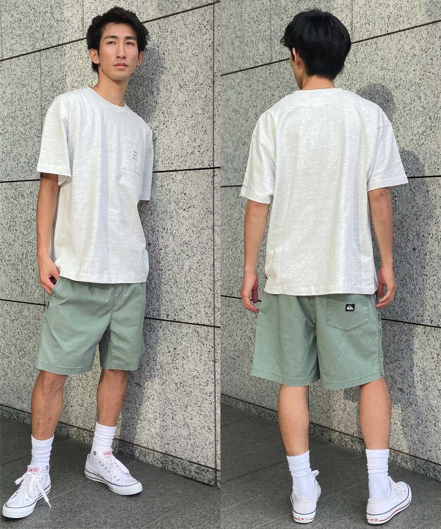 QUIKSILVER クイックシルバー メンズ ショートパンツ カラーパンツ ハーフパンツ ワンポイント ロゴ AQYWS03234(BQY0-S)