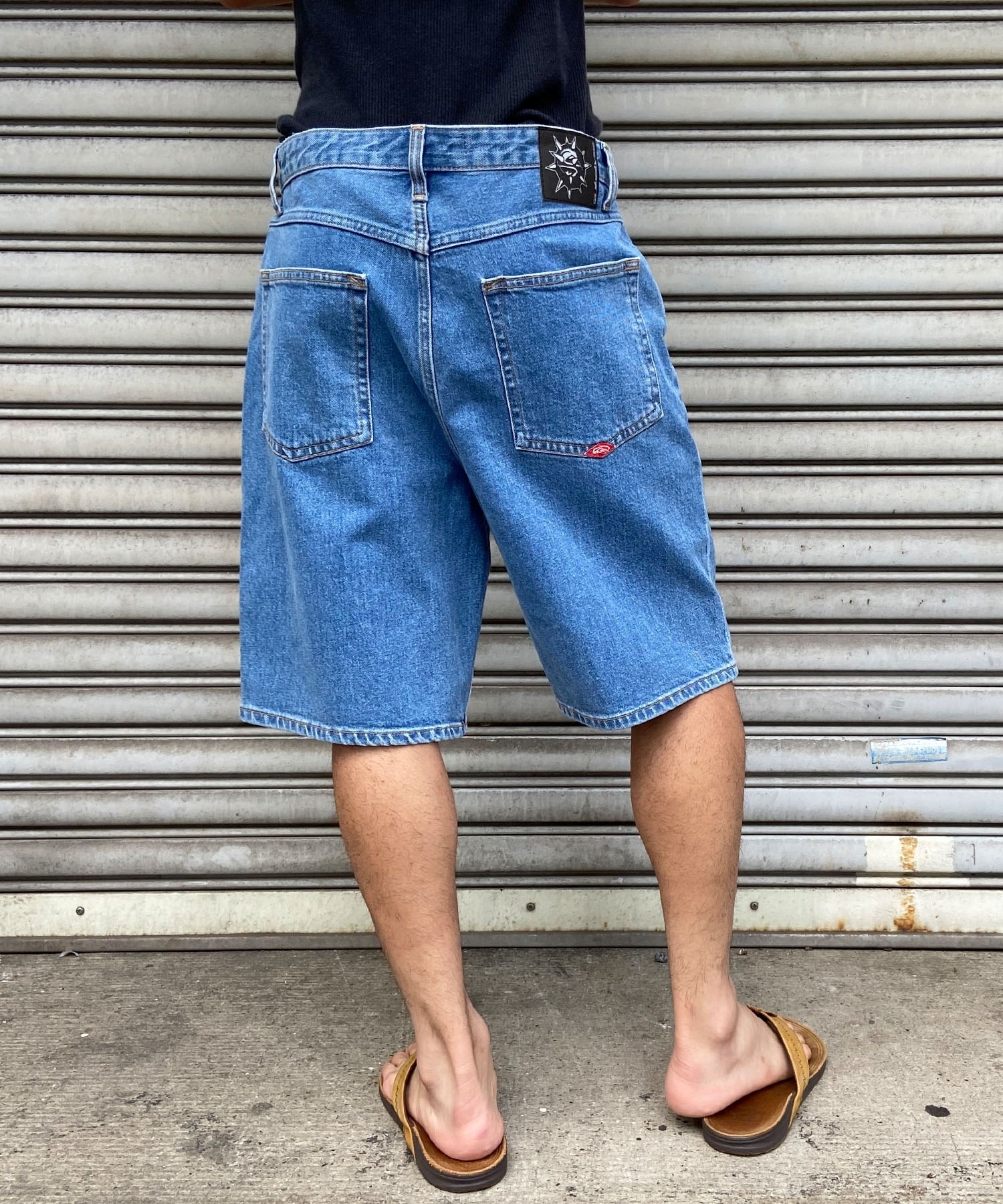 QUIKSILVER クイックシルバー メンズ デニム ショートパンツ バギーパンツ オーバーサイズ AQYDS03000(BSP0-30.0inch)