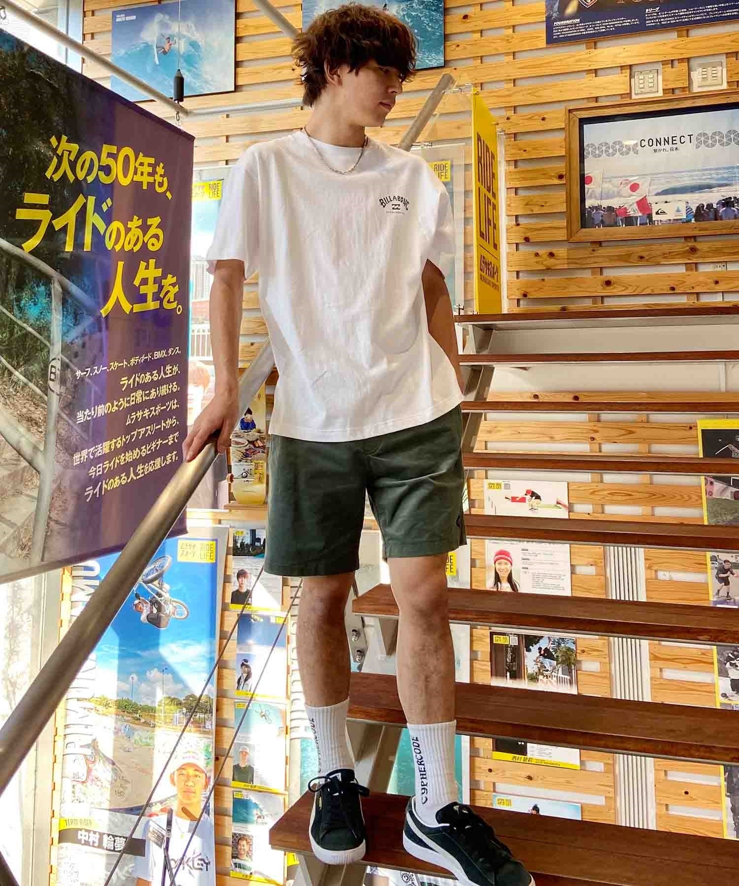 【クーポン対象】BILLABONG ビラボン メンズ ハーフパンツ 無地 ワンポイント コーデュロイ ショートパンツ ショーツ BE011-603(CHI-S)