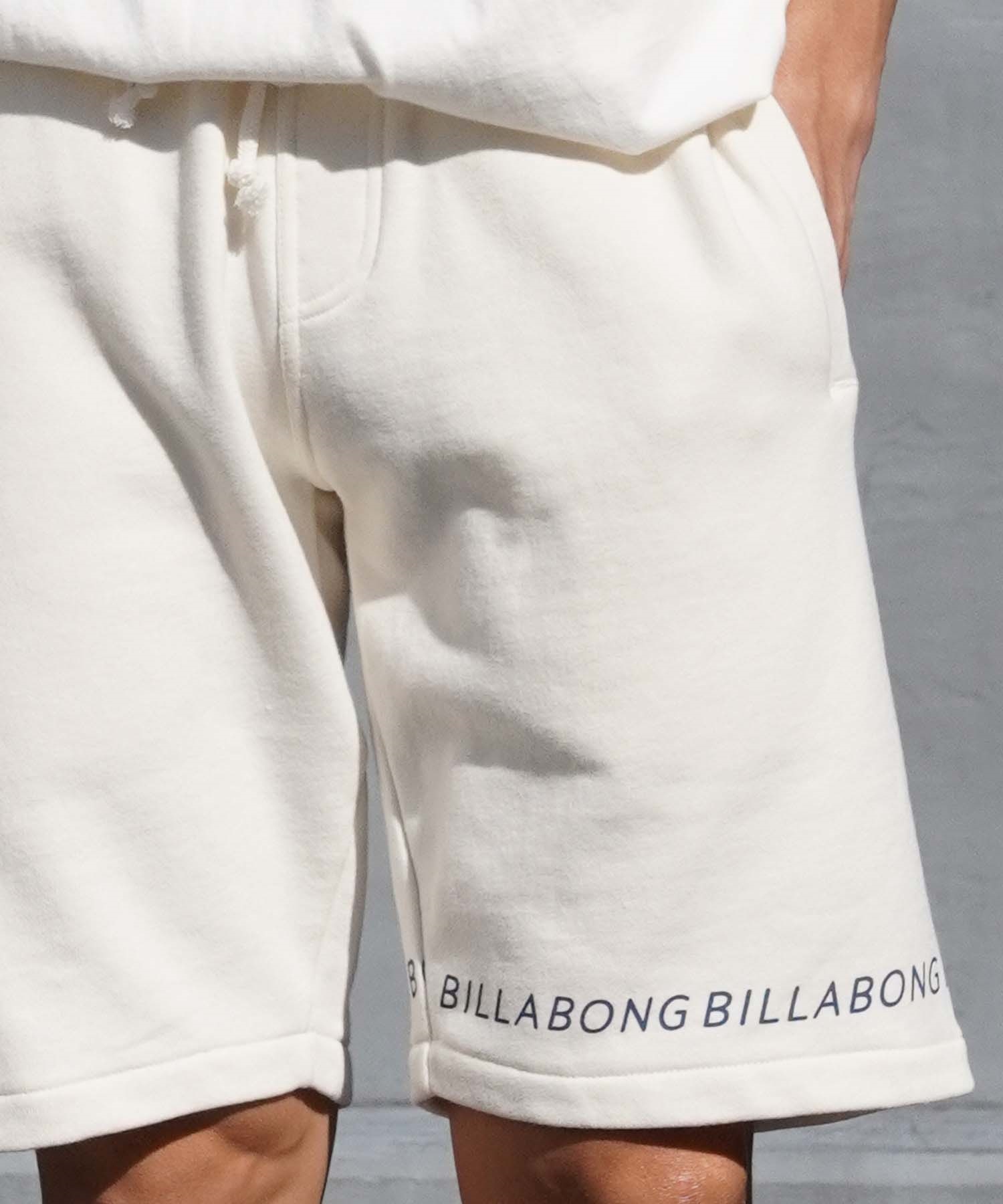 BILLABONG ビラボン LOGO PRINT SHORTS メンズ ショートパンツ ショーツ スウェット ロゴ 裏ピーチ起毛 BE011-605(CRM-M)