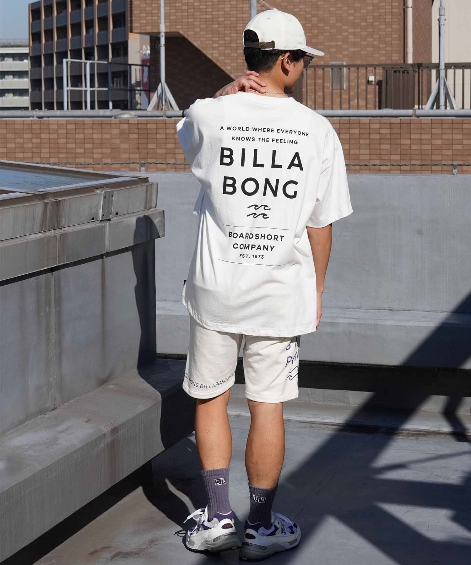 【マトメガイ対象】BILLABONG ビラボン LOGO PRINT SHORTS メンズ ショートパンツ ショーツ スウェット ロゴ 裏ピーチ起毛 BE011-605(WAA-M)