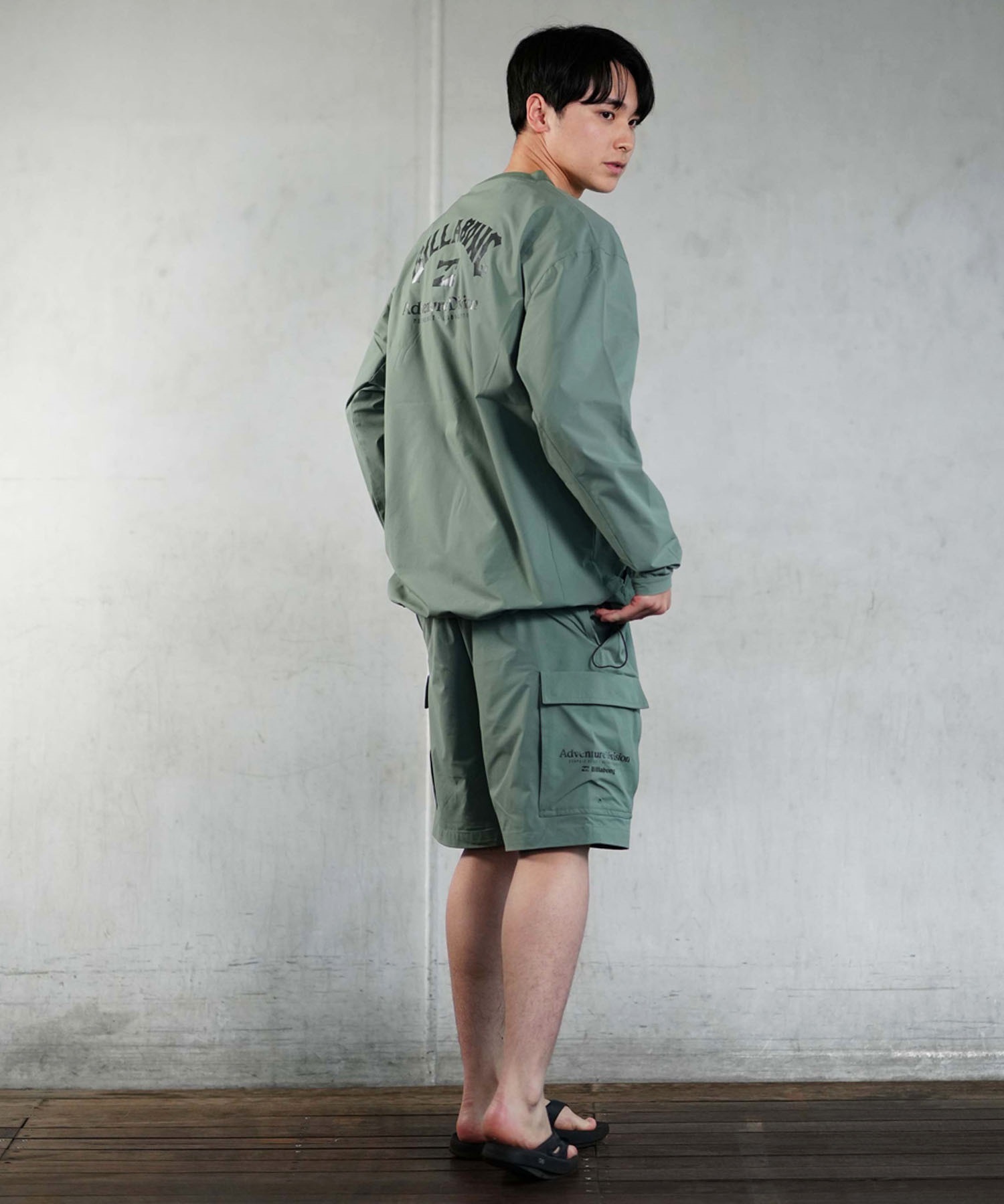 【マトメガイ対象】BILLABONG ビラボン UTILITY SHORTS メンズ ショートパンツ カーゴパンツ ユーティリティ ショーツ セットアップ対応 BE011-657(BLK-M)