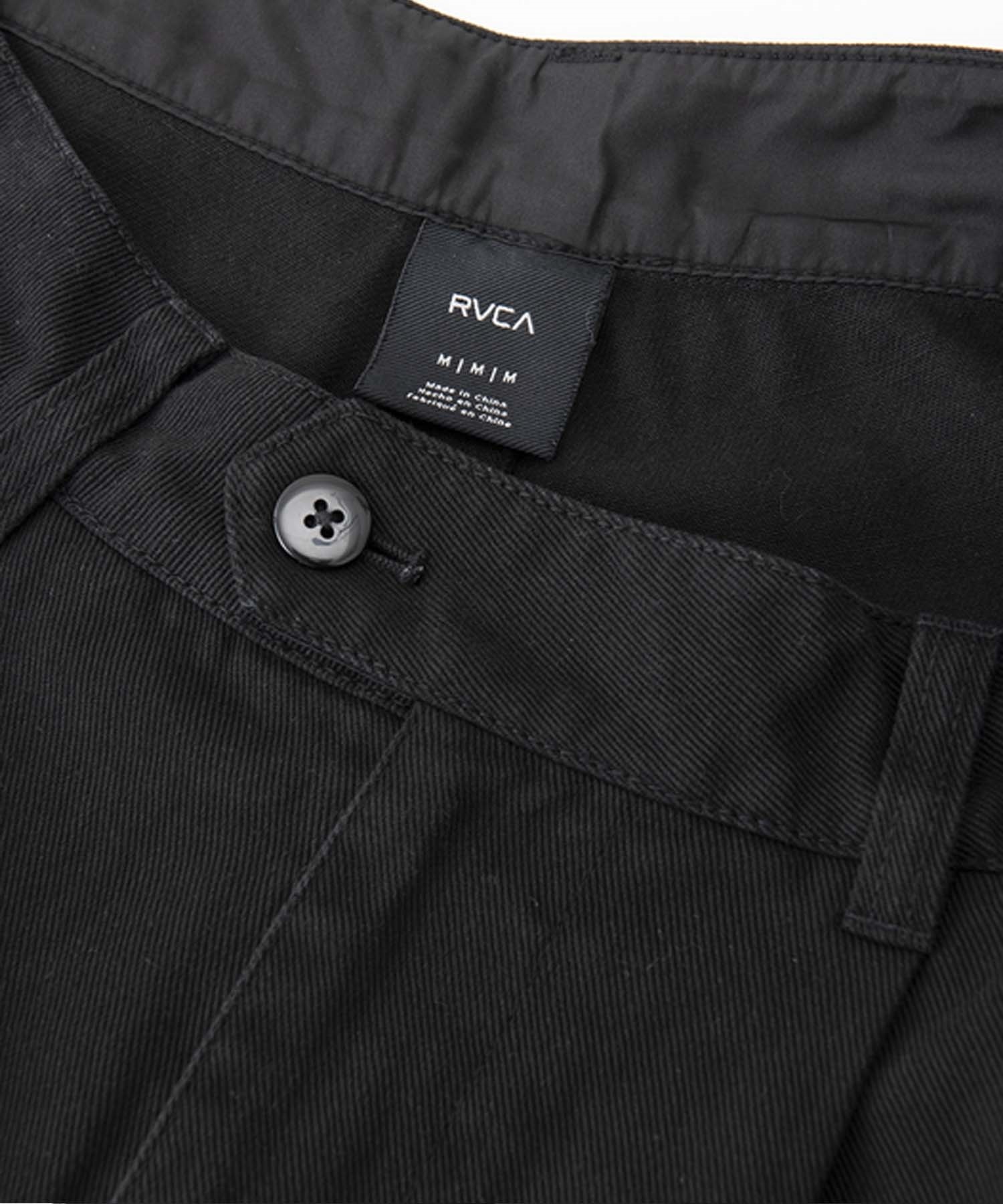 【クーポン対象】RVCA ルーカ ACE TUCK SHORTS メンズ ショーツ ショートパンツ ハーフパンツ BE041-636(BLK-S)