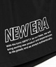 【マトメガイ対象】NEW ERA ニューエラ メンズ ハーフパンツ ショートパンツ ショーツ ロゴ シンプル ナイロン ストレッチ 撥水 14121986(BLK-M)