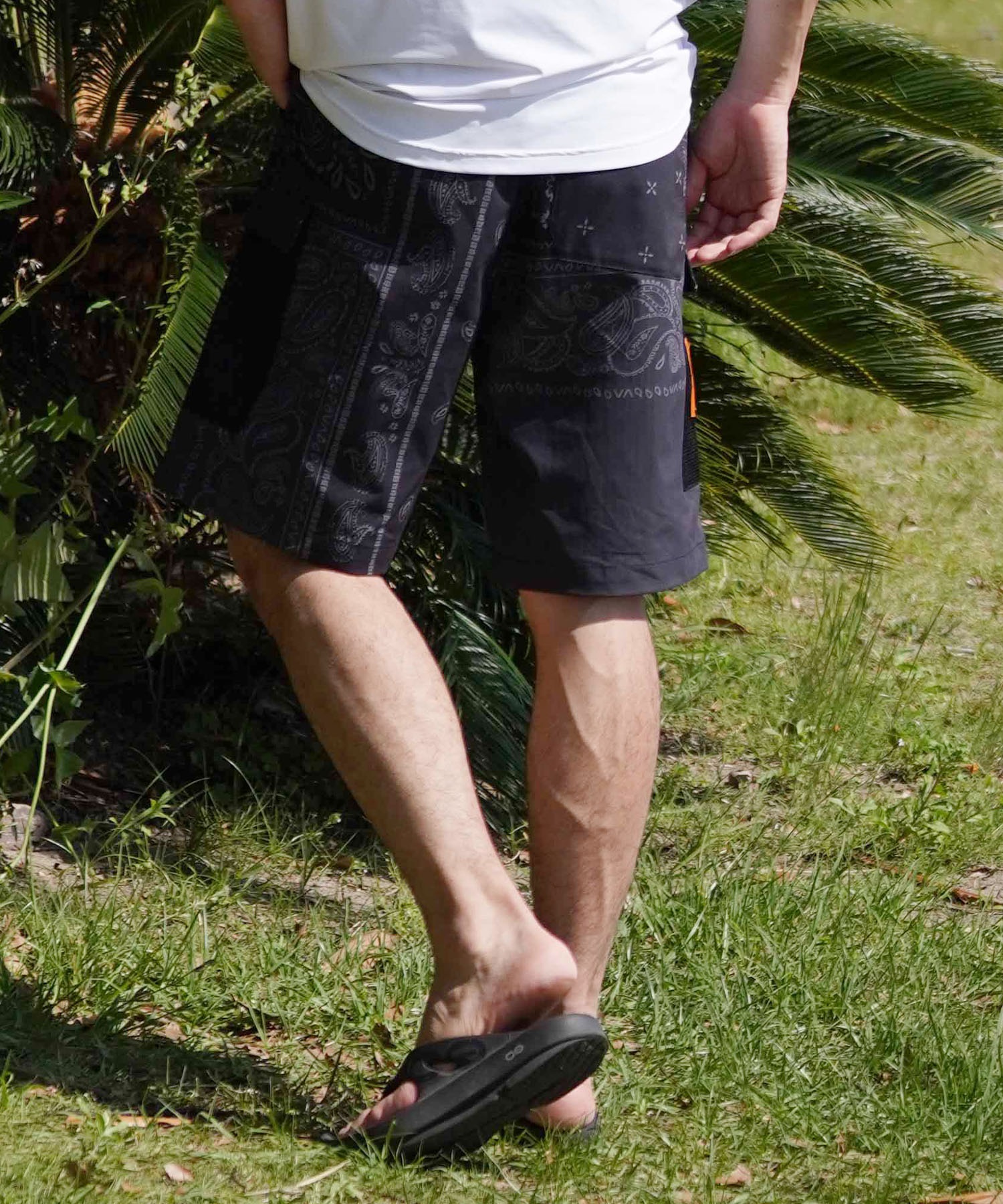 RVCA ルーカ メンズ ショーツ ペイズリー バンダナ 総柄