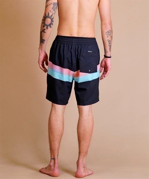 QUIKSILVER/クイックシルバー ユーティリティ/水陸両用 グラデーション/サイドポケット ボードショーツ/ゴムトランクス/水着 QBS232024(OWT-M)