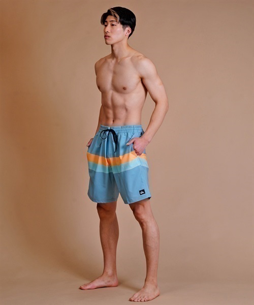QUIKSILVER/クイックシルバー ユーティリティ/水陸両用 グラデーション/サイドポケット ボードショーツ/ゴムトランクス/水着 QBS232024(OWT-M)