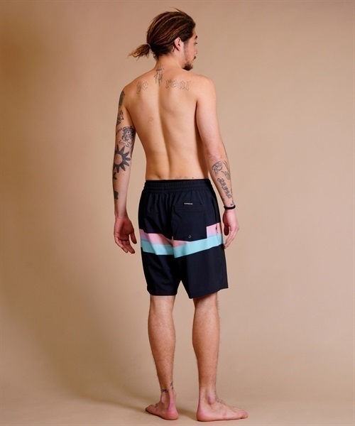 QUIKSILVER/クイックシルバー ユーティリティ/水陸両用 グラデーション/サイドポケット ボードショーツ/ゴムトランクス/水着 QBS232024(OWT-M)