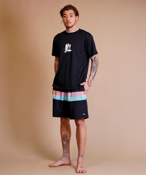 QUIKSILVER/クイックシルバー ユーティリティ/水陸両用 グラデーション/サイドポケット ボードショーツ/ゴムトランクス/水着 QBS232024(OWT-M)