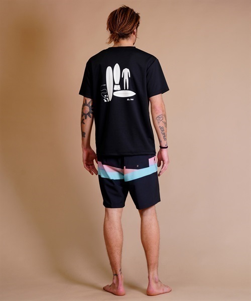 QUIKSILVER/クイックシルバー ユーティリティ/水陸両用 グラデーション/サイドポケット ボードショーツ/ゴムトランクス/水着 QBS232024(OWT-M)