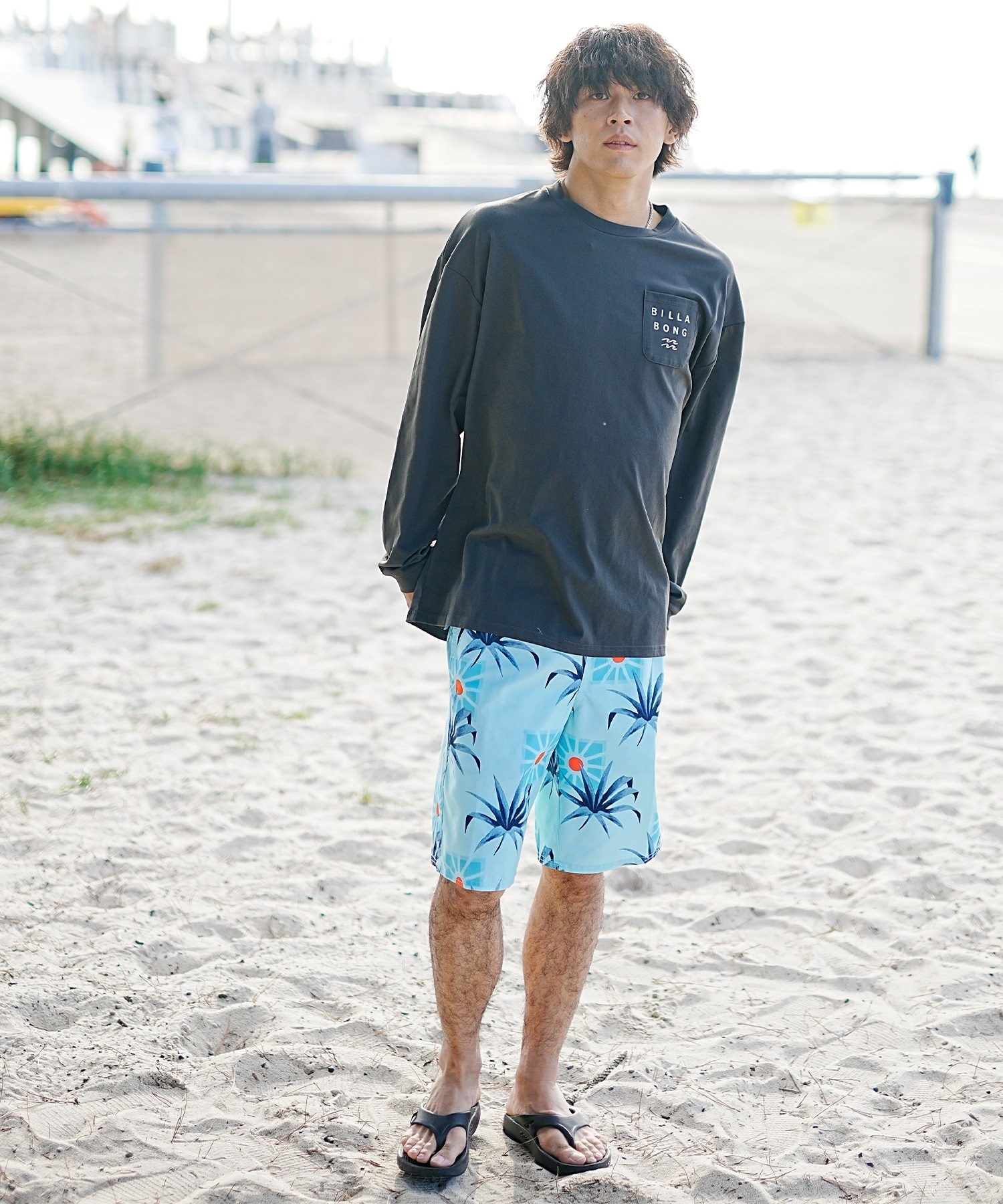 BILLABONG ビラボン SUNDAYS TRUNKS メンズ ボードショーツ サーフトランクス ゴムトランクス ジップフライ 水着 BE011-400(CTL-S)