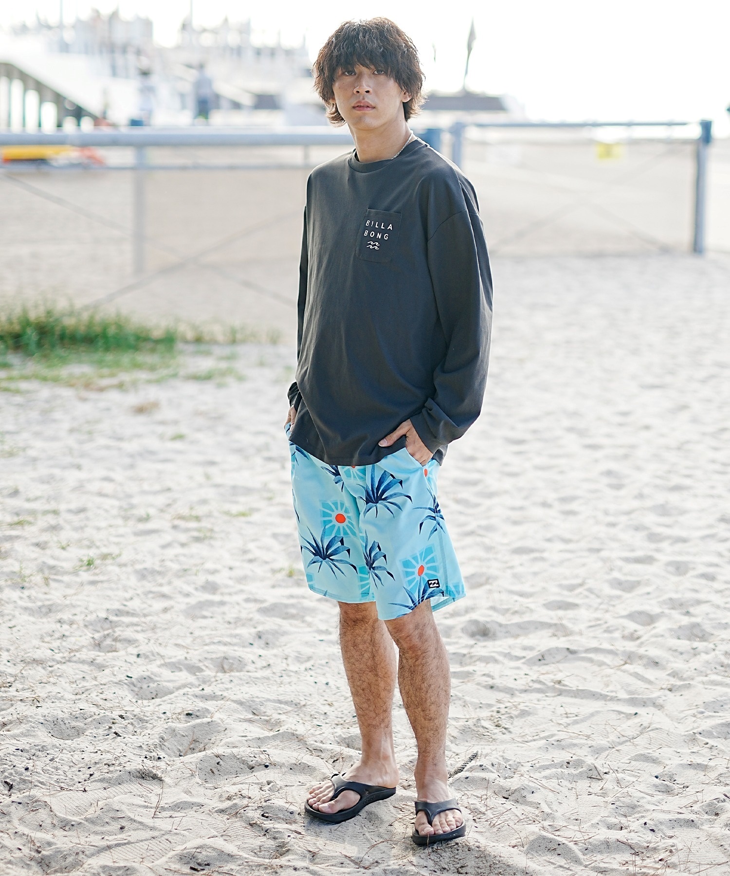 BILLABONG ビラボン SUNDAYS TRUNKS メンズ ボードショーツ サーフトランクス ゴムトランクス ジップフライ 水着 BE011-400(CTL-S)