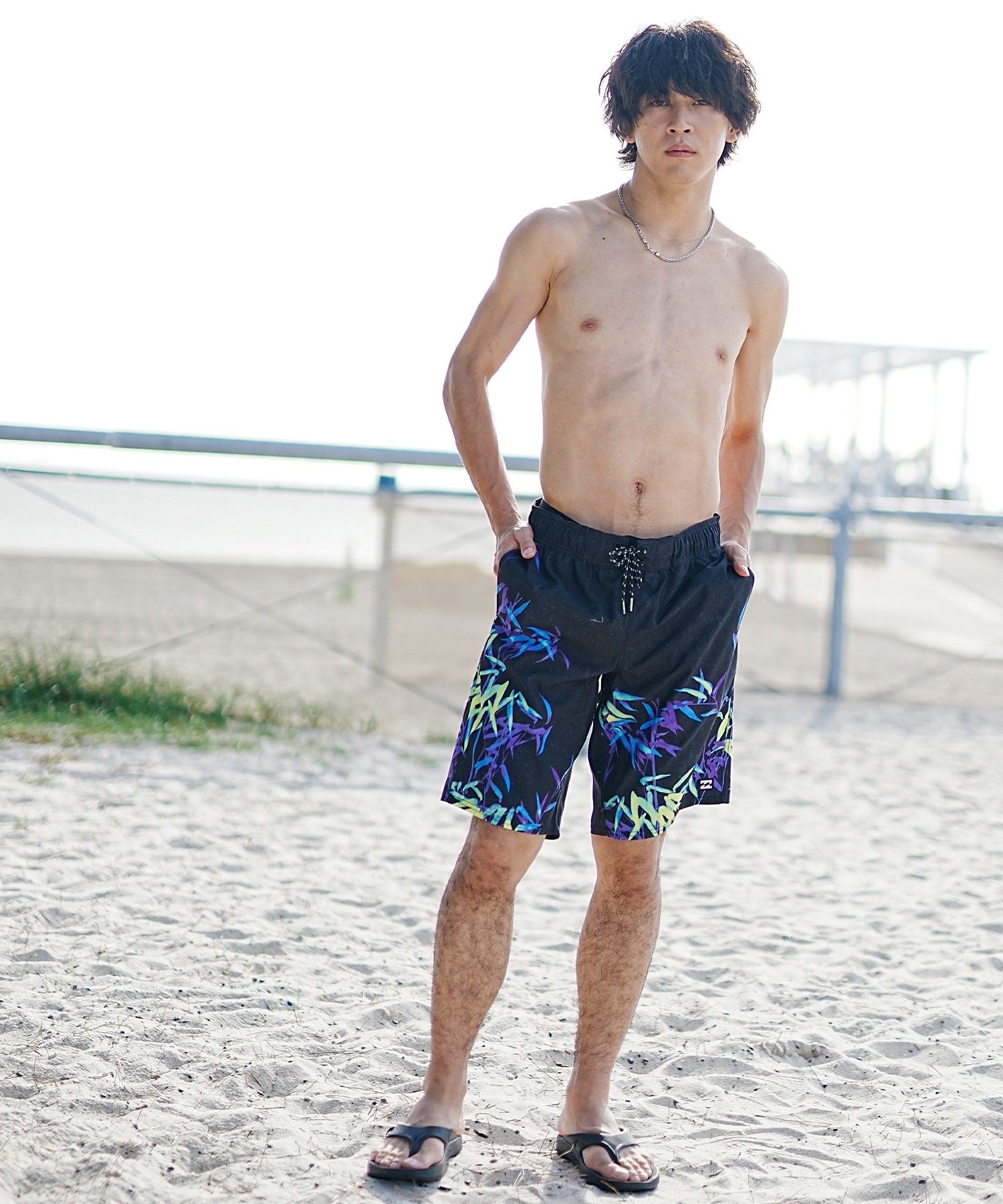 【クーポン対象】BILLABONG ビラボン SUNDAYS TRUNKS メンズ ボードショーツ サーフトランクス ゴムトランクス ジップフライ 水着 BE011-400(NGT-S)