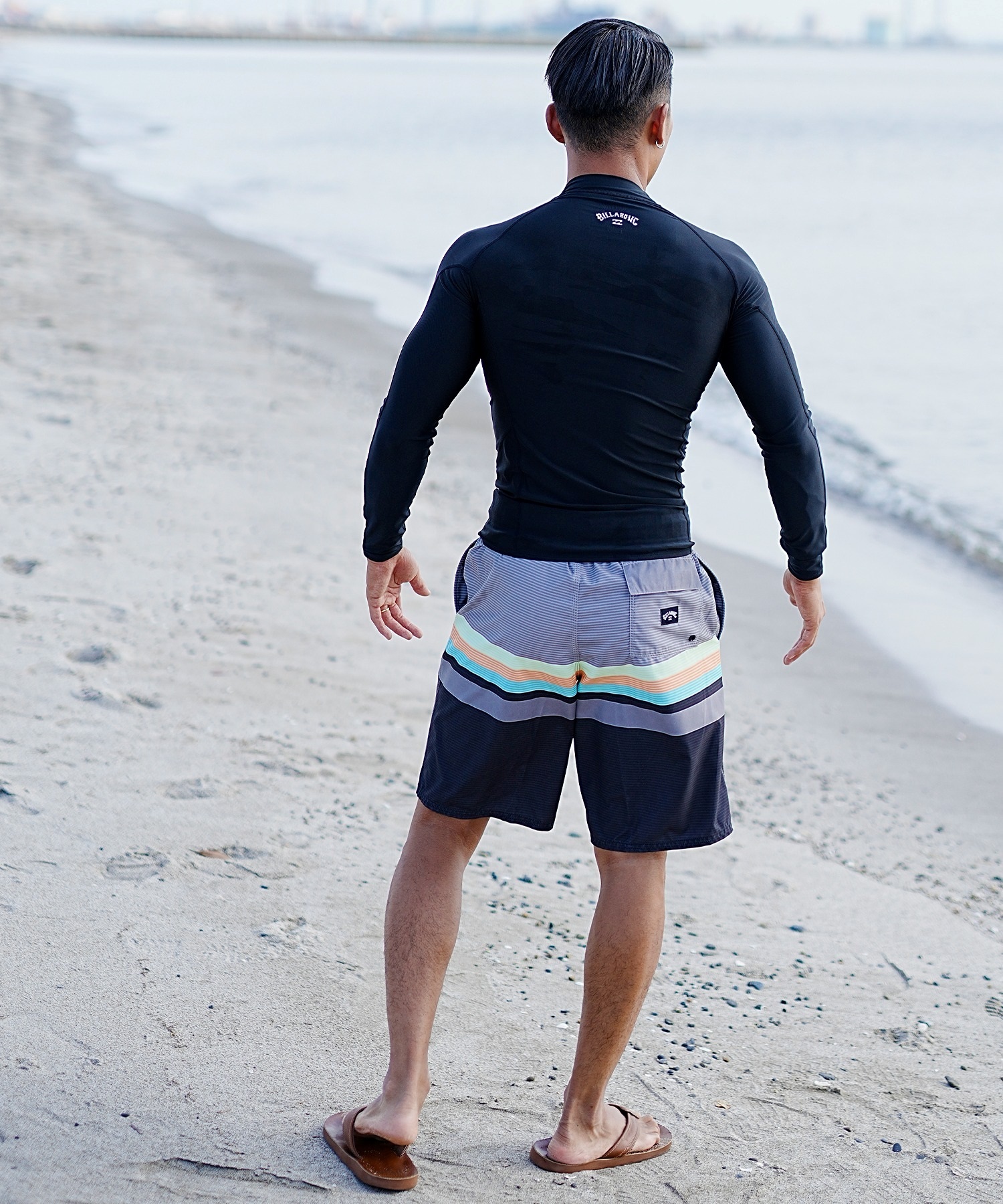 BILLABONG ビラボン ALLDAY STRIPE TRUNKS メンズ ボードショーツ サーフトランクス ゴムトランクス 水着 BE011-402(BLU-M)