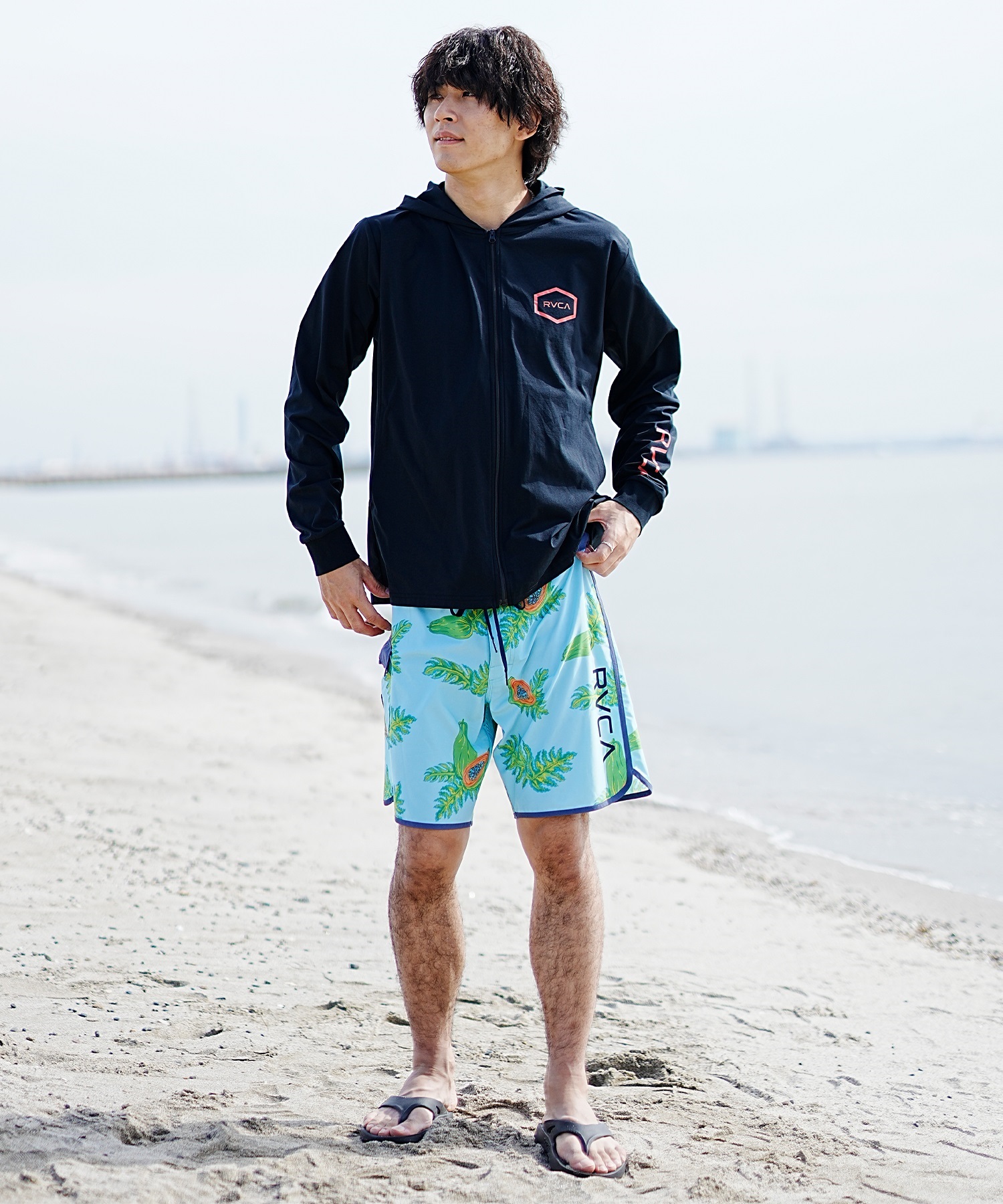 RVCA ルーカ メンズ ボードショーツ サーフトランクス レングス18 水着 BE041-504(BFK0-28.0inch)