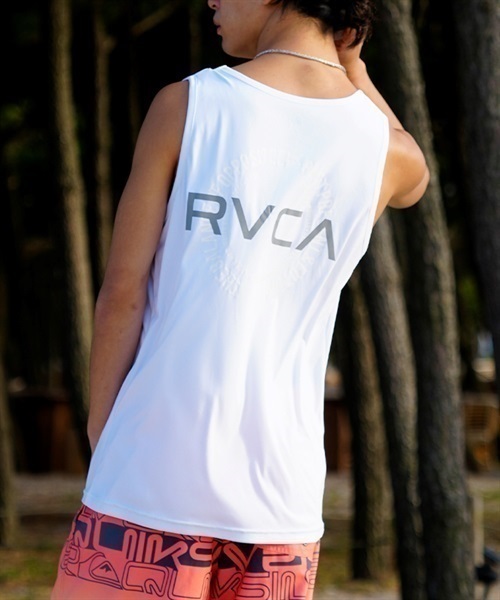 RVCA/ルーカ ユーティリティ/水陸両用 ラッシュガード バックプリント