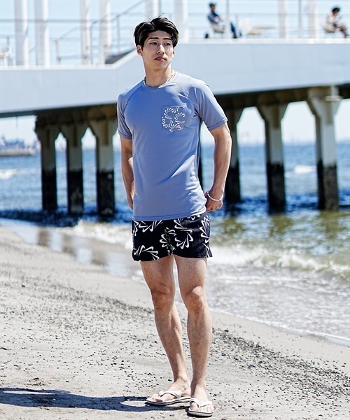 美品★NIKE ラッシュガード スイムウェア セット メンズ NIKE ナイキ ラッシュガード 半袖 キッズ 水着 男の子 ジュニア