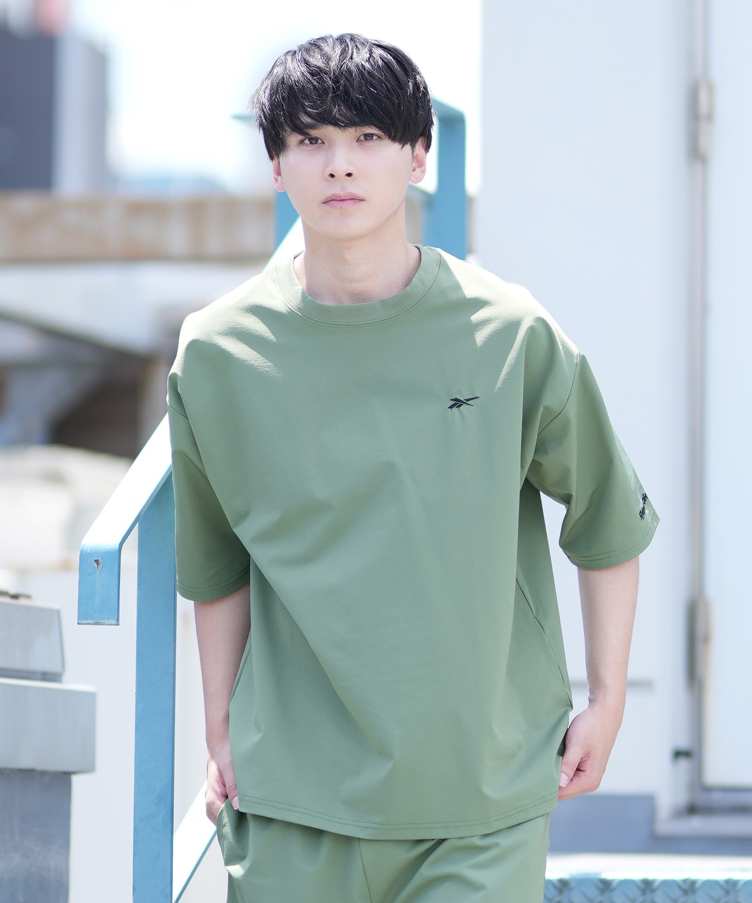 Reebok リーボック　コロンビア代表　ジャージ　メッシュ　Tシャツ　半袖　L tj264_2.jpg
