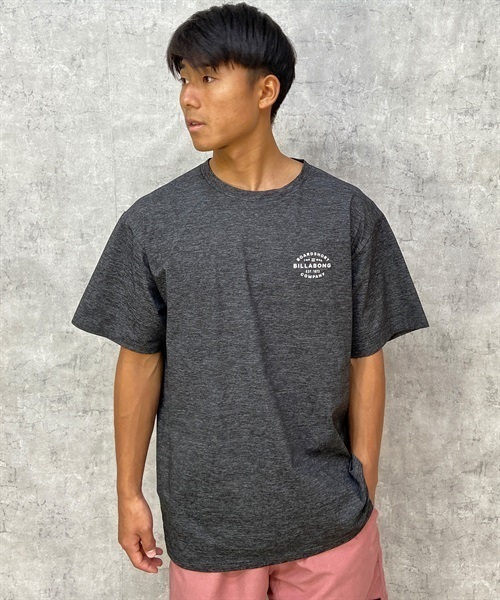 BILLABONG ビラボン BD011-855 メンズ ラッシュガード 半袖 UVカット 水陸両用 ユーティリティ ラッシュTシャツ 吸水速乾 KX1 D23(BL-M)