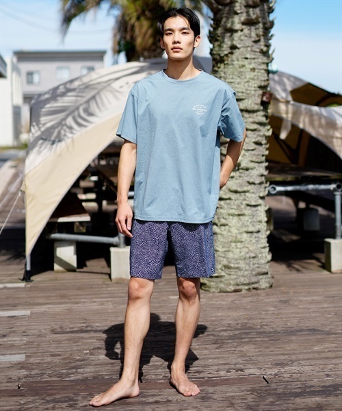 BILLABONG ビラボン BD011-855 メンズ ラッシュガード 半袖 UVカット 水陸両用 ユーティリティ ラッシュTシャツ 吸水速乾 KX1 D23(BL-M)