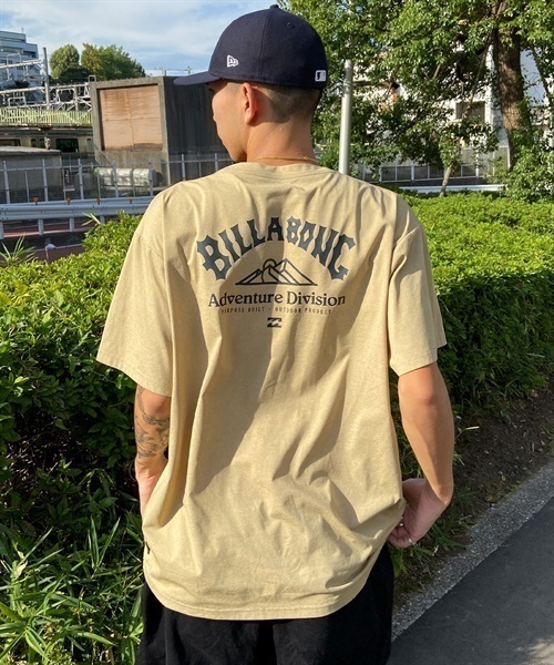 BILLABONG ビラボン BD011-856 メンズ ラッシュガード 半袖 UVカット 水陸両用 ユーティリティ ラッシュTシャツ 吸水速乾 KX1 D23(BEBK-M)