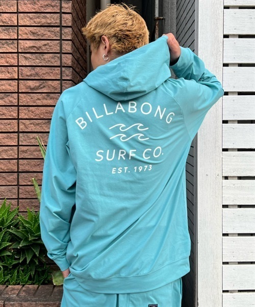 BILLABONG ビラボン BD011-860 メンズ ラッシュガード プルオーバーパーカー 長袖 UVカット 水陸両用 ユーティリティ 吸水速乾 KX1 D23(GRWT-M)