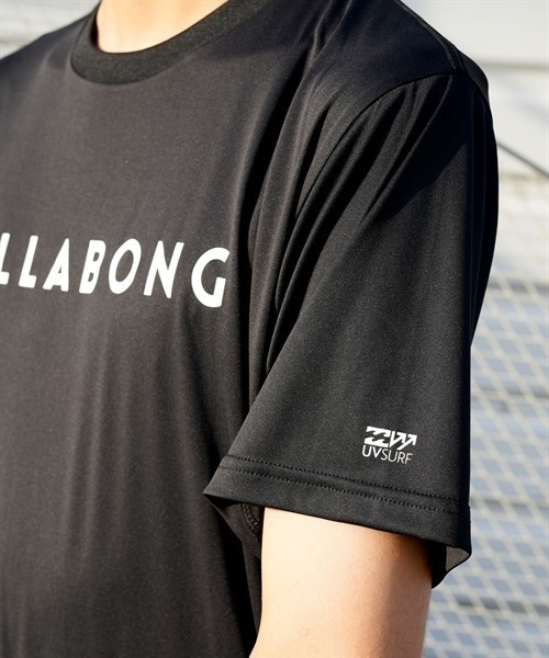 BILLABONG ビラボン BD011-862 メンズ ラッシュガード 半袖 UVカット 速乾 水陸両用 ユーティリティ ラッシュT KX1 E5(WTBK-M)