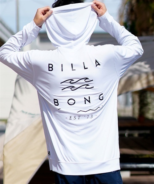 【クーポン対象】BILLABONG ビラボン BD011-864 メンズ ラッシュガード 長袖 ジップアップパーカー UVカット 水陸両用 ユーティリティ KX1 E5(WTBK-S)