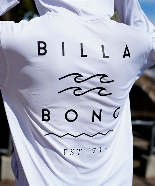 【クーポン対象】BILLABONG ビラボン BD011-864 メンズ ラッシュガード 長袖 ジップアップパーカー UVカット 水陸両用 ユーティリティ KX1 E5(WTBK-S)