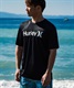 Hurley ハーレー  メンズ ラッシュガード 半袖 UVカット 水陸両用 ユーティリティ ラッシュTシャツ 吸水速乾 MRG2310032(GY-S)