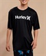Hurley ハーレー  メンズ ラッシュガード 半袖 UVカット 水陸両用 ユーティリティ ラッシュTシャツ 吸水速乾 MRG2310032(WT-S)