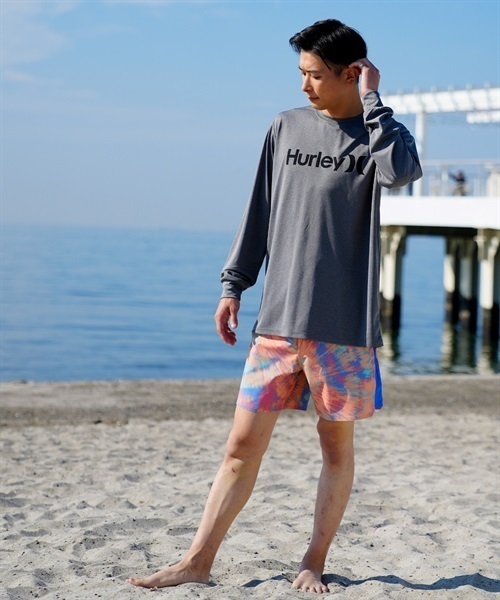 Hurley ハーレー メンズ ラッシュガード 長袖 UVカット 水陸両用