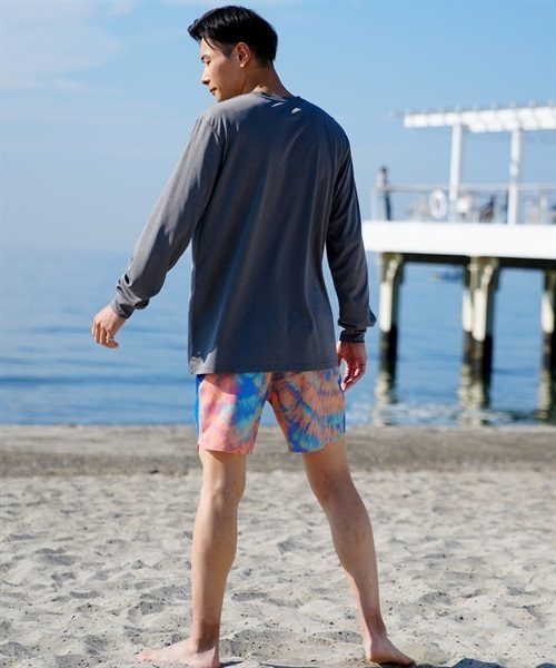 Hurley ハーレー メンズ ラッシュガード 長袖 UVカット 水陸両用 ユーティリティ ラッシュTシャツ 吸水速乾  MRG2310033(WT-S)