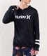 【マトメガイ対象】Hurley ハーレー MRG2310036 メンズ ラッシュガード 長袖 ジップアップパーカー UVカット 水陸両用 ユーティリティ KX1 E5(BK-S)