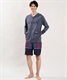 Hurley ハーレー  メンズ ラッシュガード 長袖 ジップアップパーカー UVカット 水陸両用 ユーティリティ MRG2310036(WT-S)