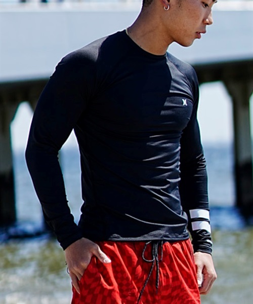 Hurley ハーレー メンズ ラッシュガード 長袖 UVカット 吸汗速乾 Hurley ハーレー メンズ ラッシュガード 長袖 UVカット 吸汗速乾